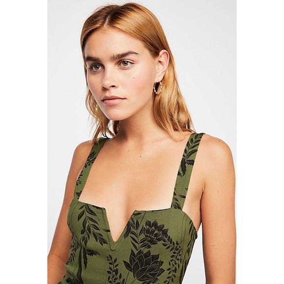 Free People Patterned Bodysuit - Picture 2 of 5